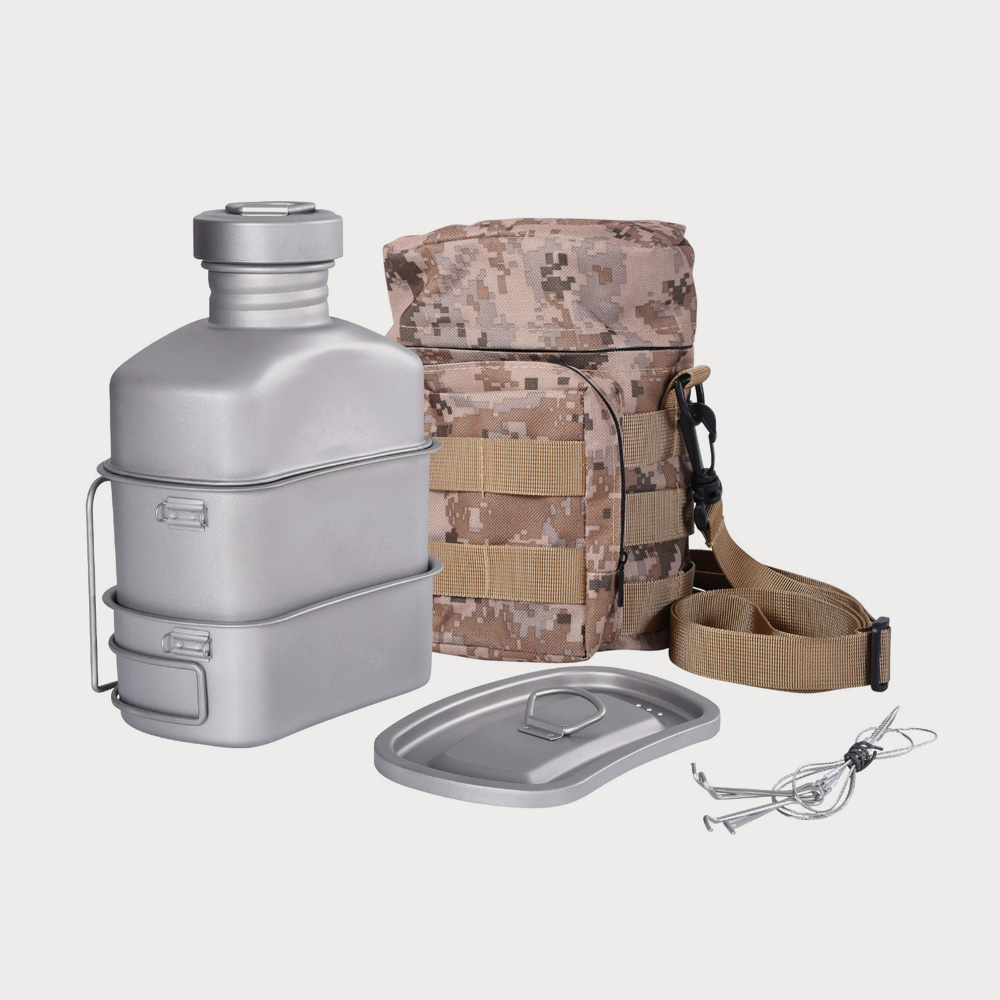 JR1168 Titanium military kettle